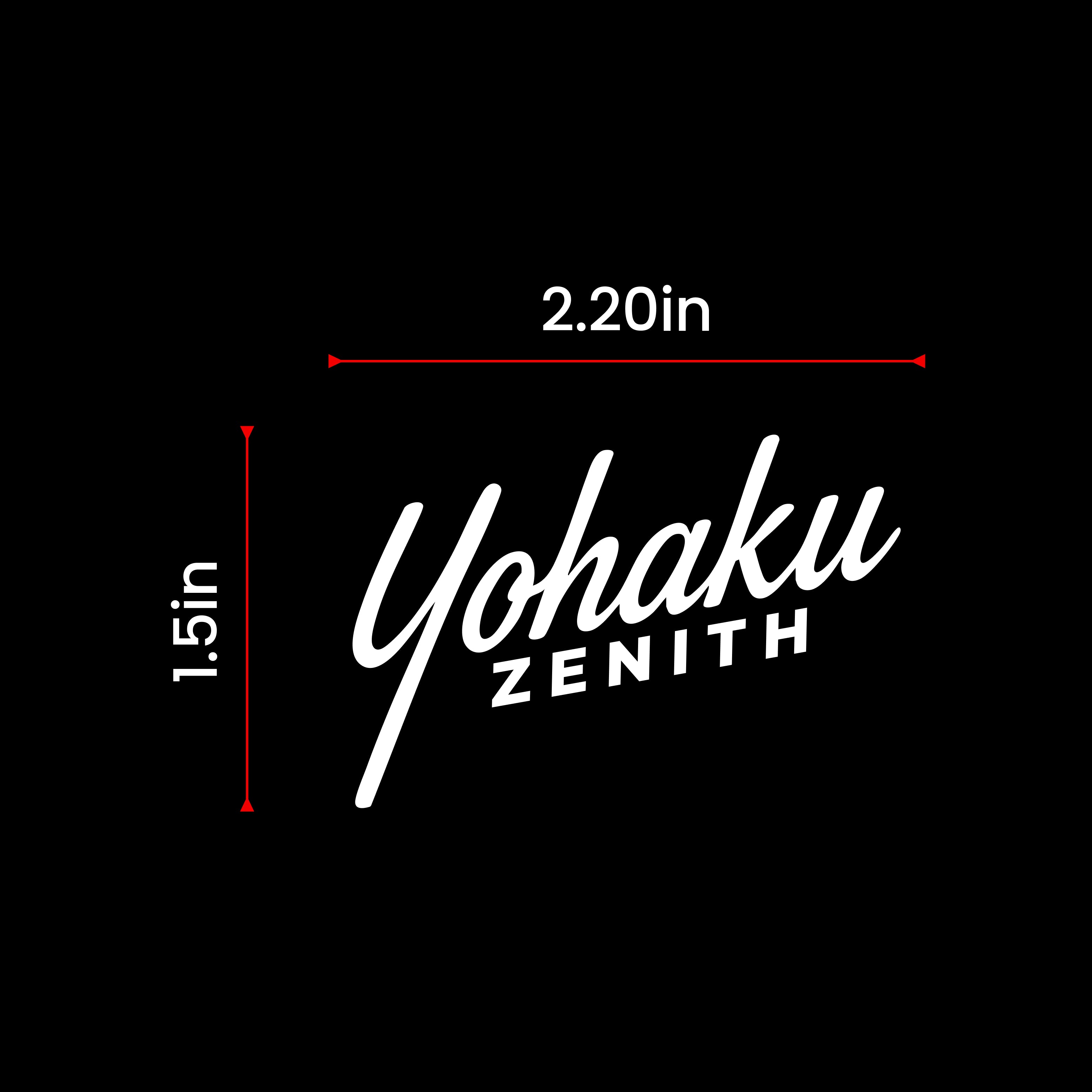 Yohaku Zenith Sticker